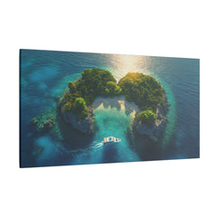 Leinwand: Insel Art