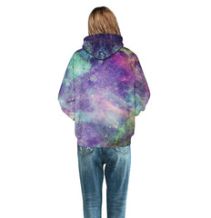 Pale Purple and Green Hoodie
