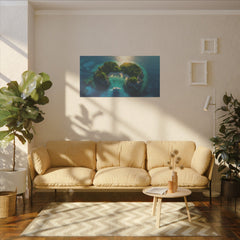 Leinwand: Insel Art