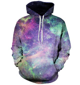 Pale Purple and Green Hoodie