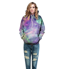 Pale Purple and Green Hoodie