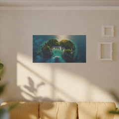 Leinwand: Insel Art