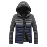 Men's Fashion Hooded Lightweight Down Cotton Jacket