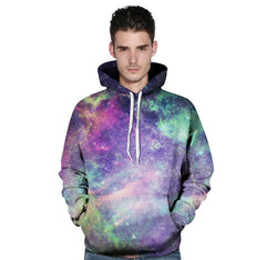 Pale Purple and Green Hoodie