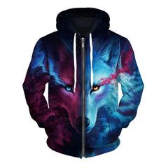 Sweater Fashion Trend Zip Hoodie 3D
