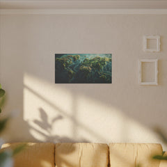 Leinwand: Weltkarte