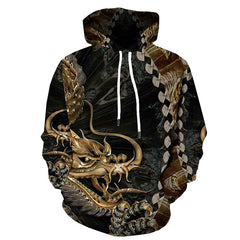 Kapuzenpullover mit 3D-Blitz-König der Löwen