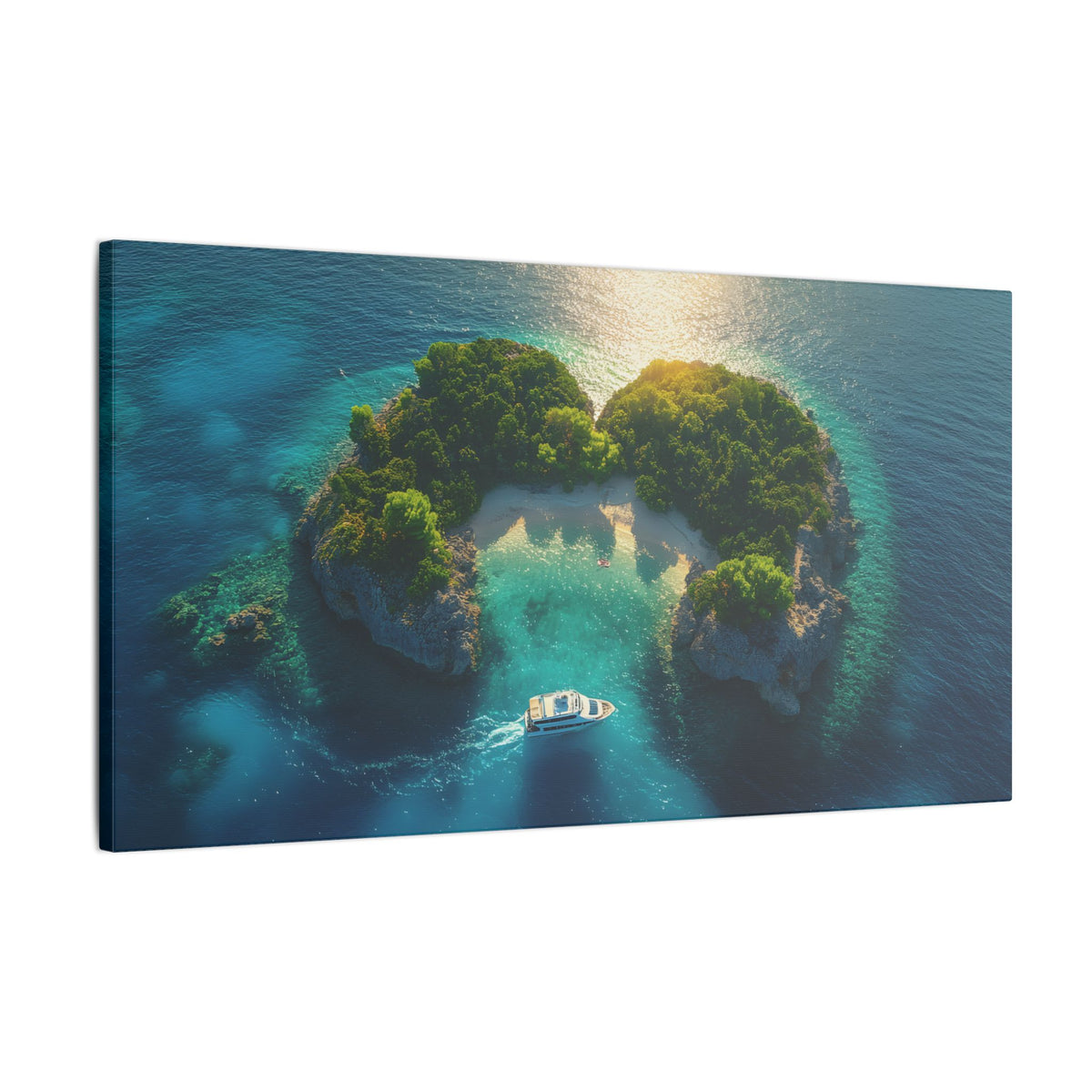 Leinwand: Insel Art